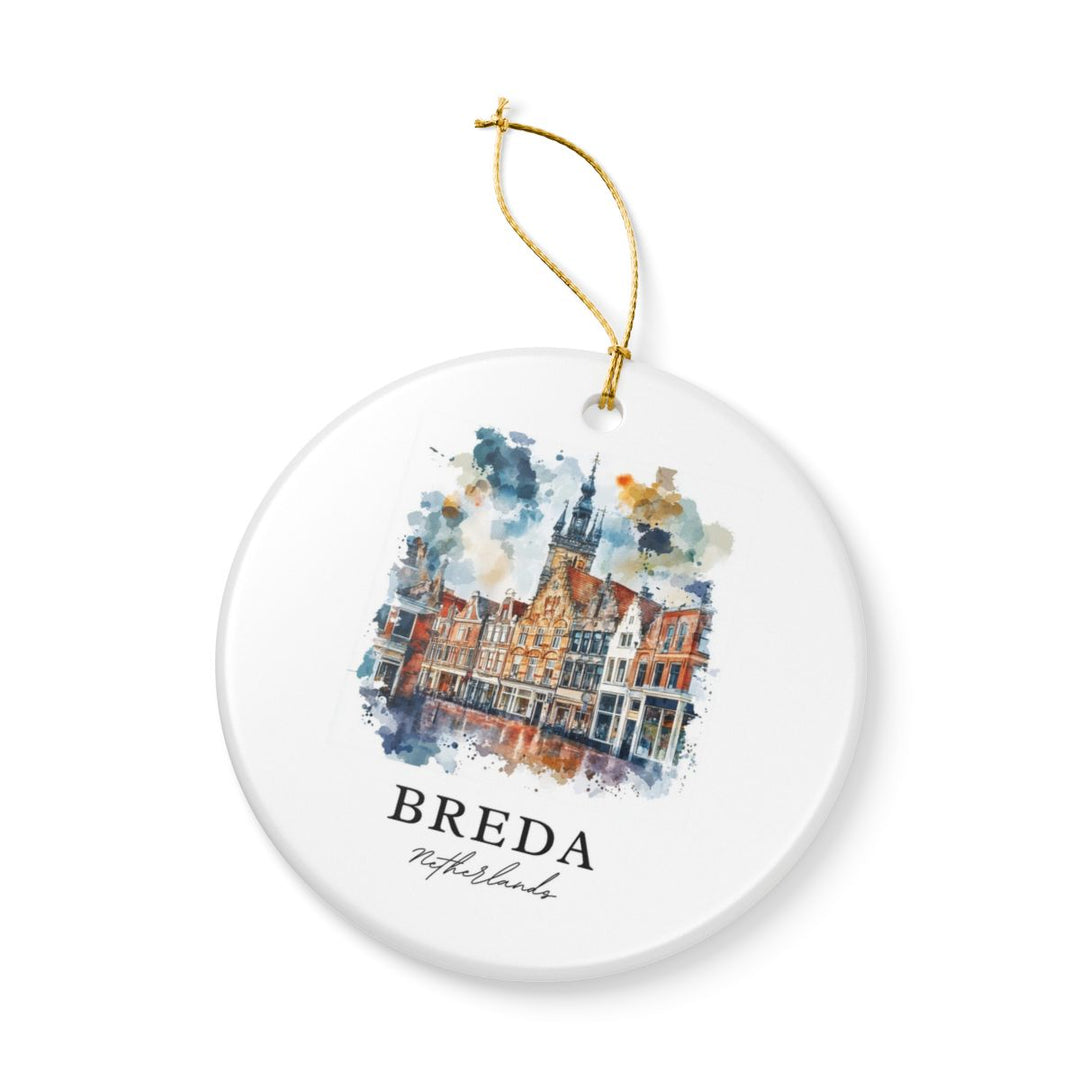 Breda Netherlands Ornament: Unique Breda Netherlands Souvenir, Breda Netherlands Xmas Decor, and Authentic Breda Netherlands Gift