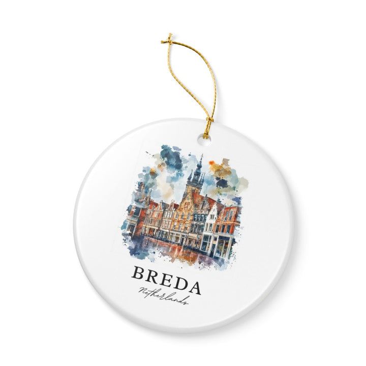 Breda Netherlands Ornament: Unique Breda Netherlands Souvenir, Breda Netherlands Xmas Decor, and Authentic Breda Netherlands Gift