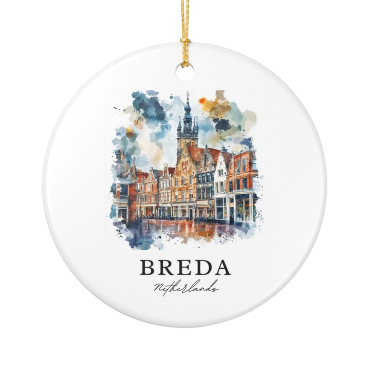 Breda Netherlands Ornament: Unique Breda Netherlands Souvenir, Breda Netherlands Xmas Decor, and Authentic Breda Netherlands Gift