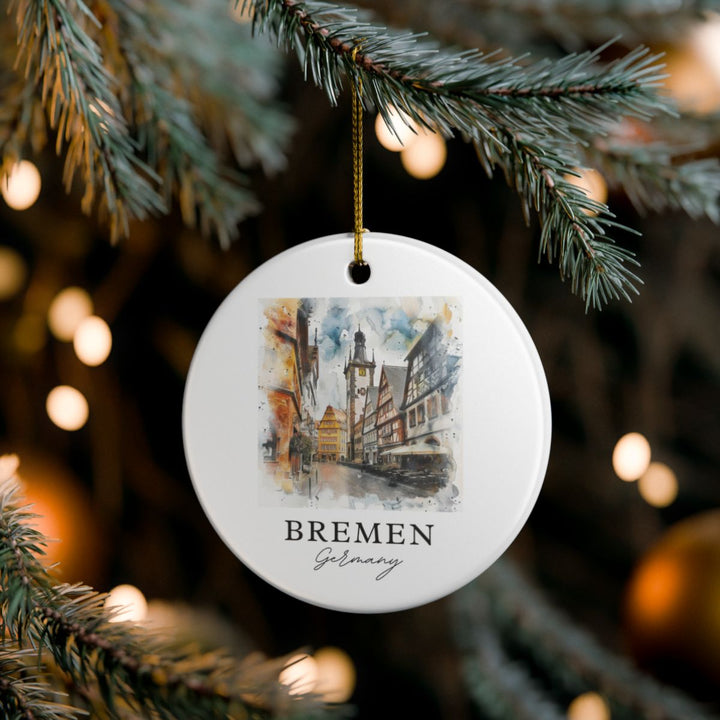 Bremen Germany Ornament: Unique Bremen Germany Souvenir, Bremen Germany Xmas Decor, and Authentic Bremen Germany Gift
