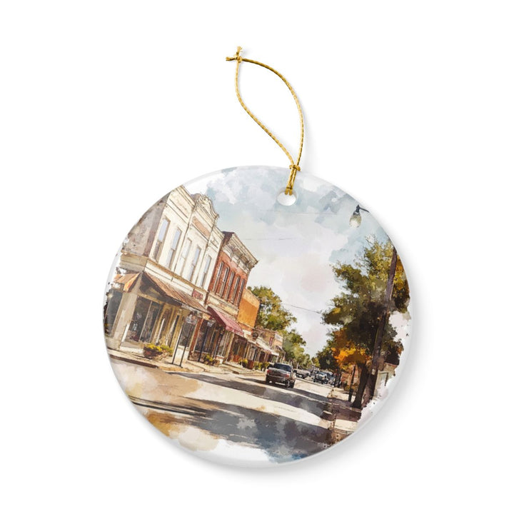 Brenham Ornament: Unique Brenham Souvenir, Brenham Xmas Decor, and Authentic Brenham Gift