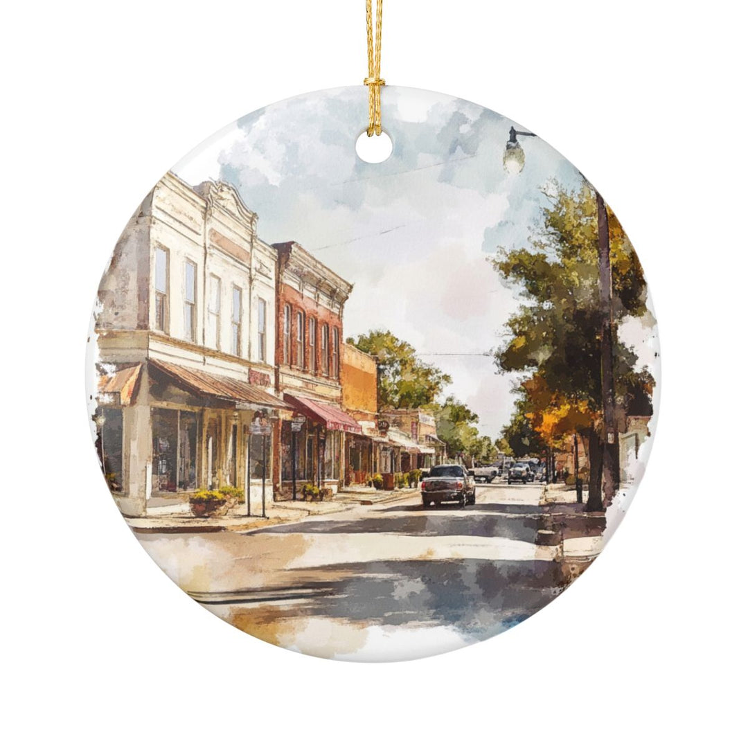 Brenham Ornament: Unique Brenham Souvenir, Brenham Xmas Decor, and Authentic Brenham Gift