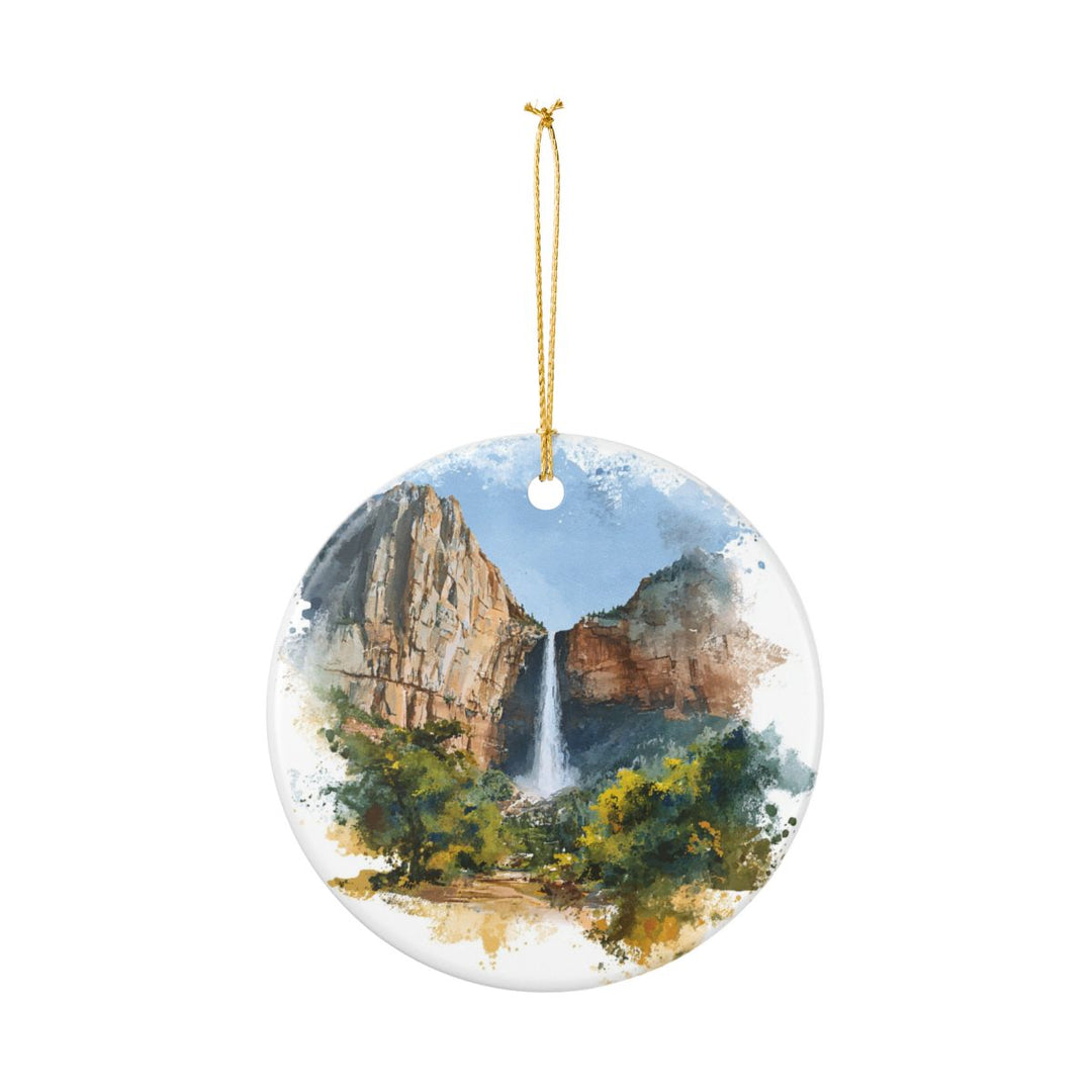 Bridal Veil Falls Utah USA Ornament: Unique Bridal Veil Falls Souvenir, Bridal Veil Falls Utah Xmas Decor, and Authentic Bridal Veil Falls Gift