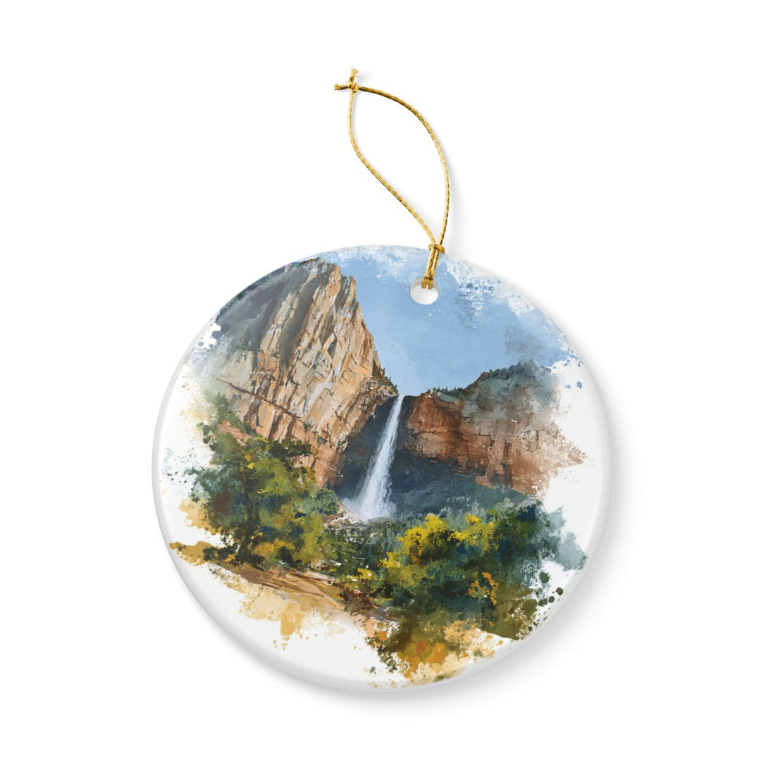 Bridal Veil Falls Utah USA Ornament: Unique Bridal Veil Falls Souvenir, Bridal Veil Falls Utah Xmas Decor, and Authentic Bridal Veil Falls Gift