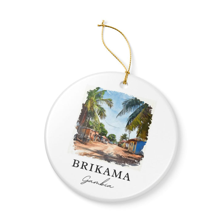 Brikama Ornament: Unique Brikama Souvenir, Brikama Xmas Decor, and Authentic Brikama Gift