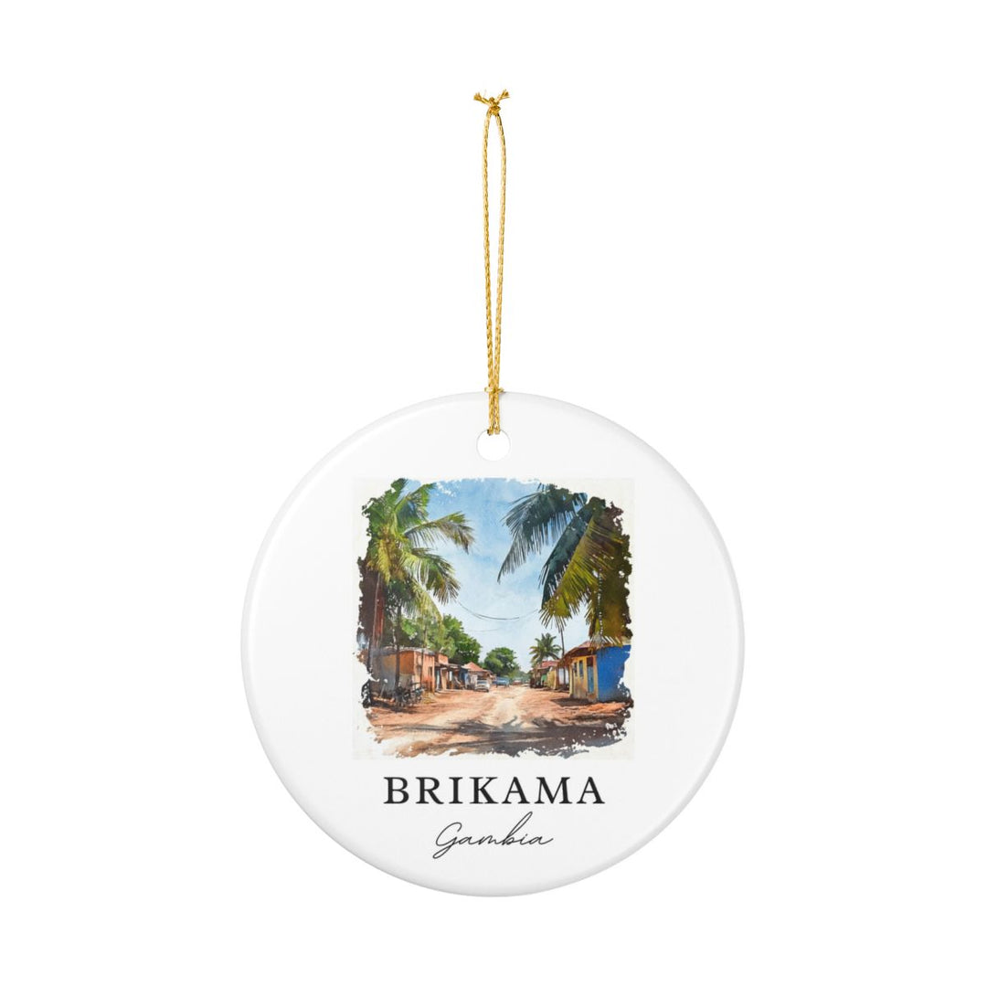 Brikama Ornament: Unique Brikama Souvenir, Brikama Xmas Decor, and Authentic Brikama Gift