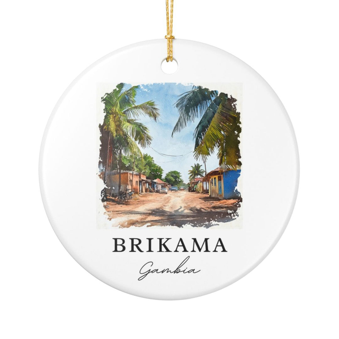 Brikama Ornament: Unique Brikama Souvenir, Brikama Xmas Decor, and Authentic Brikama Gift