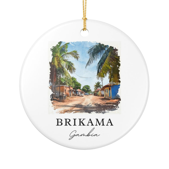 Brikama Ornament: Unique Brikama Souvenir, Brikama Xmas Decor, and Authentic Brikama Gift