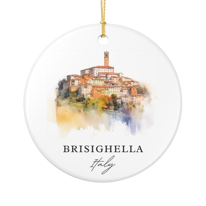 Brisighella Italy Ornament: Unique Brisighella Souvenir, Brisighella Italy Xmas Decor, and Authentic Brisighella Gift