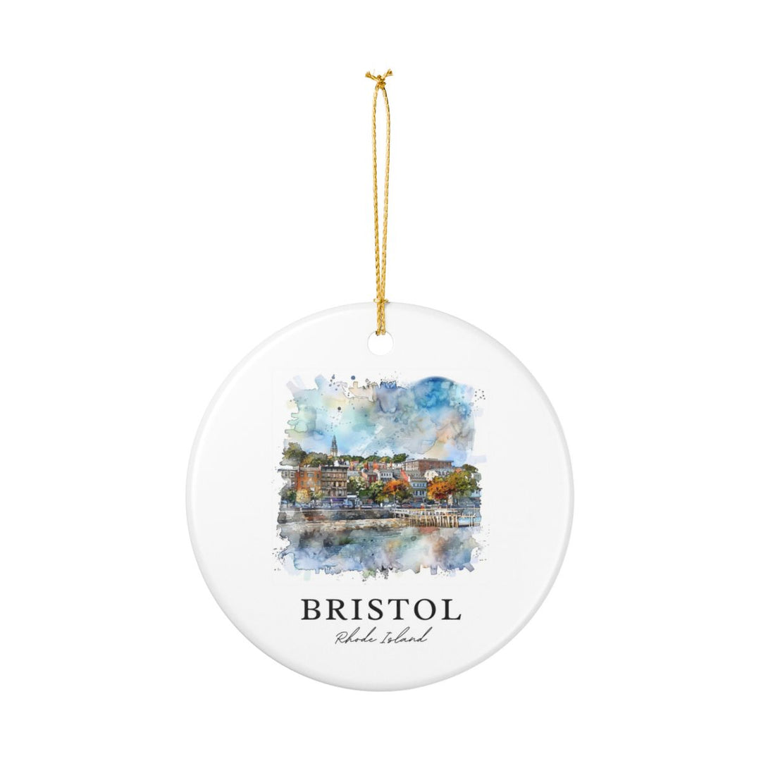 Bristol Rhode Island Rhode Island Ornament: Unique Bristol Rhode Island Souvenir, Bristol Rhode Island Rhode Island Xmas Decor, and Authentic Bristol Rhode Island Gift