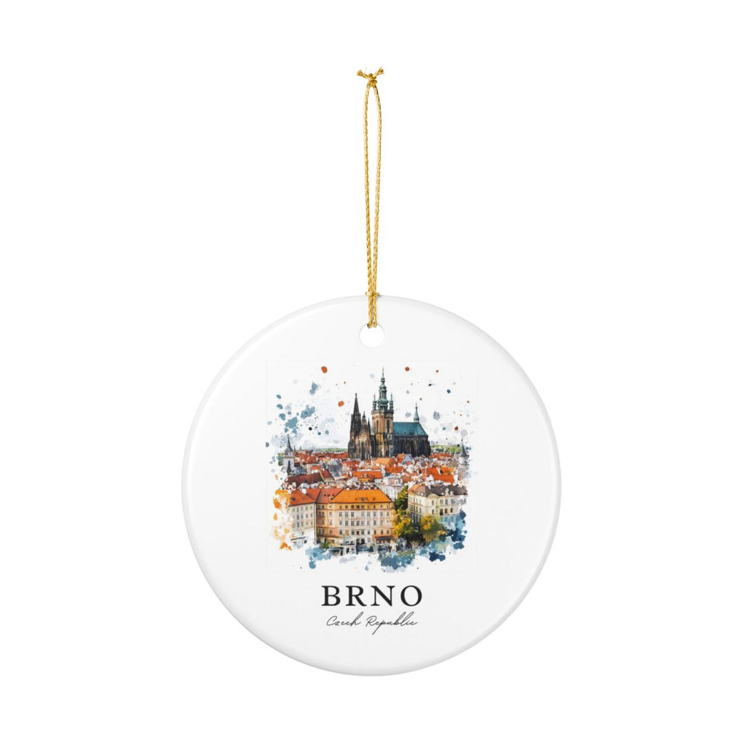 Brno Czech Republic Ornament: Unique Brno Czech Republic Souvenir, Brno Czech Republic Xmas Decor, and Authentic Brno Czech Republic Gift
