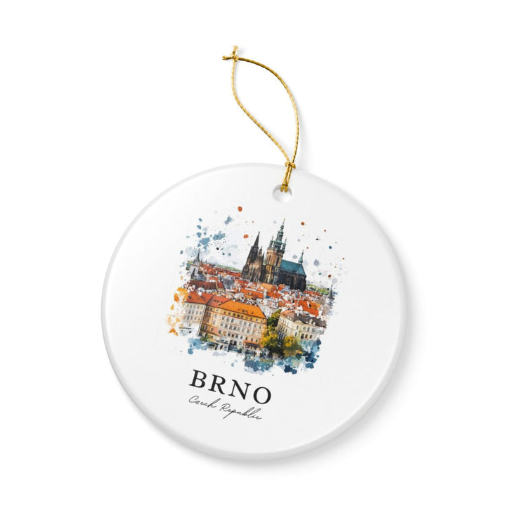 Brno Czech Republic Ornament: Unique Brno Czech Republic Souvenir, Brno Czech Republic Xmas Decor, and Authentic Brno Czech Republic Gift