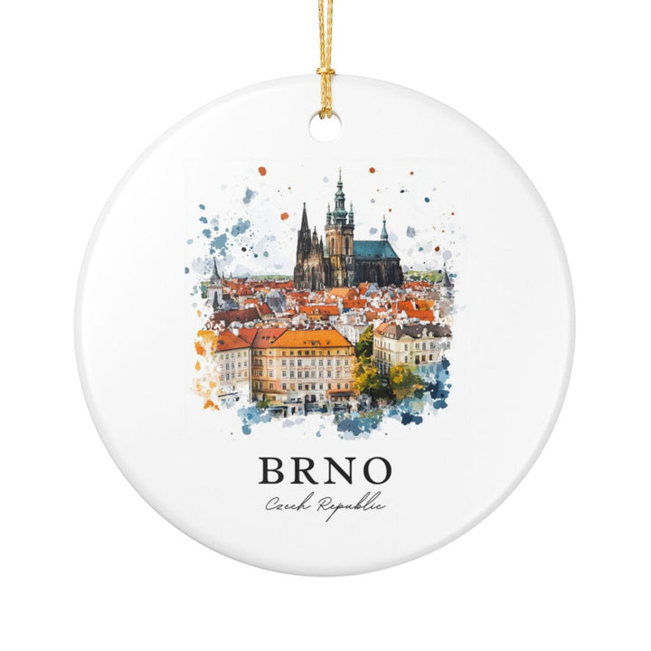 Brno Czech Republic Ornament: Unique Brno Czech Republic Souvenir, Brno Czech Republic Xmas Decor, and Authentic Brno Czech Republic Gift