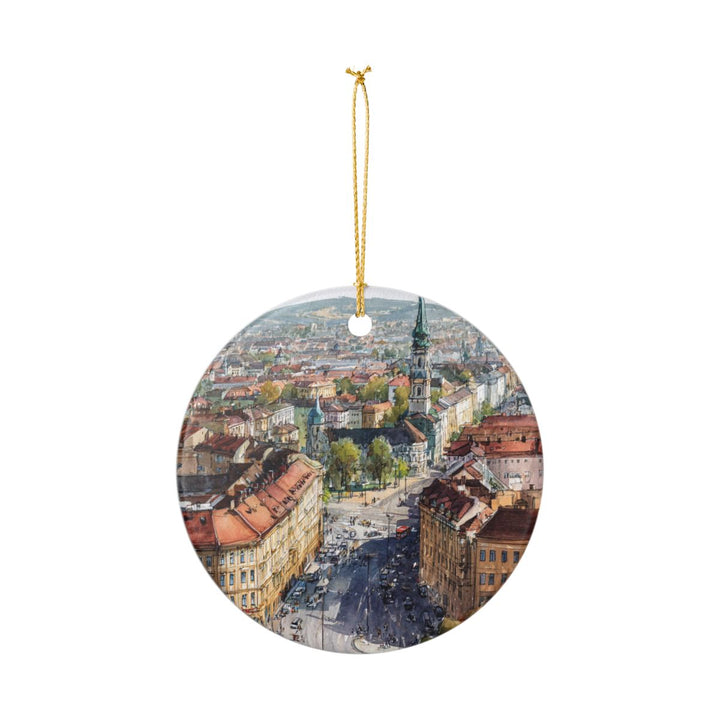 Brno Czech Republic Ornament: Unique Brno Czech Republic Souvenir, Brno Czech Republic Xmas Decor, and Authentic Brno Czech Republic Gift