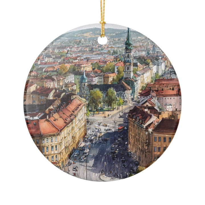 Brno Czech Republic Ornament: Unique Brno Czech Republic Souvenir, Brno Czech Republic Xmas Decor, and Authentic Brno Czech Republic Gift