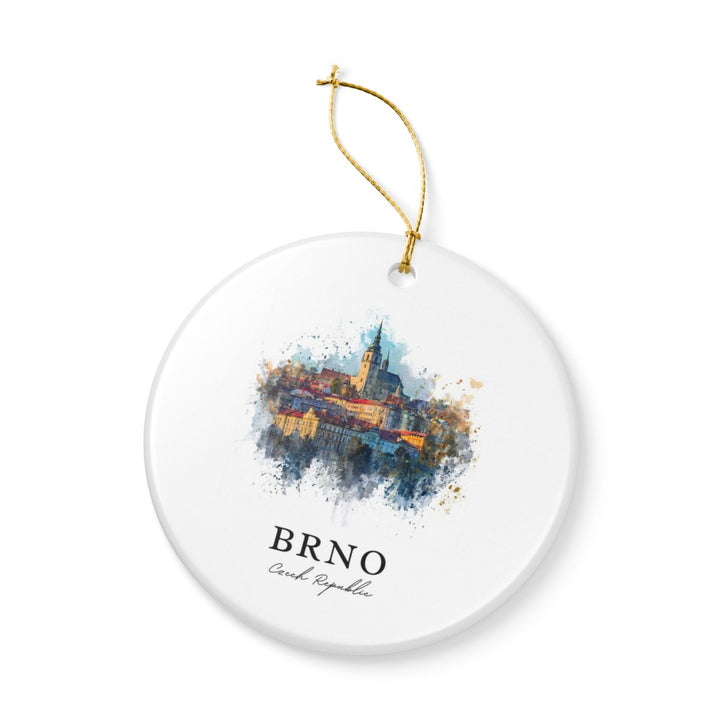 Brno Czech Republic Ornament: Unique Brno Czech Republic Souvenir, Brno Czech Republic Xmas Decor, and Authentic Brno Czech Republic Gift