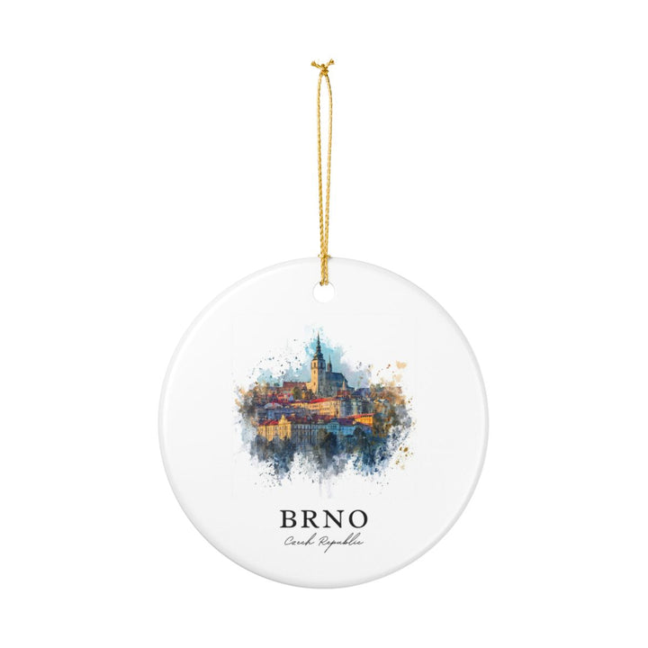 Brno Czech Republic Ornament: Unique Brno Czech Republic Souvenir, Brno Czech Republic Xmas Decor, and Authentic Brno Czech Republic Gift