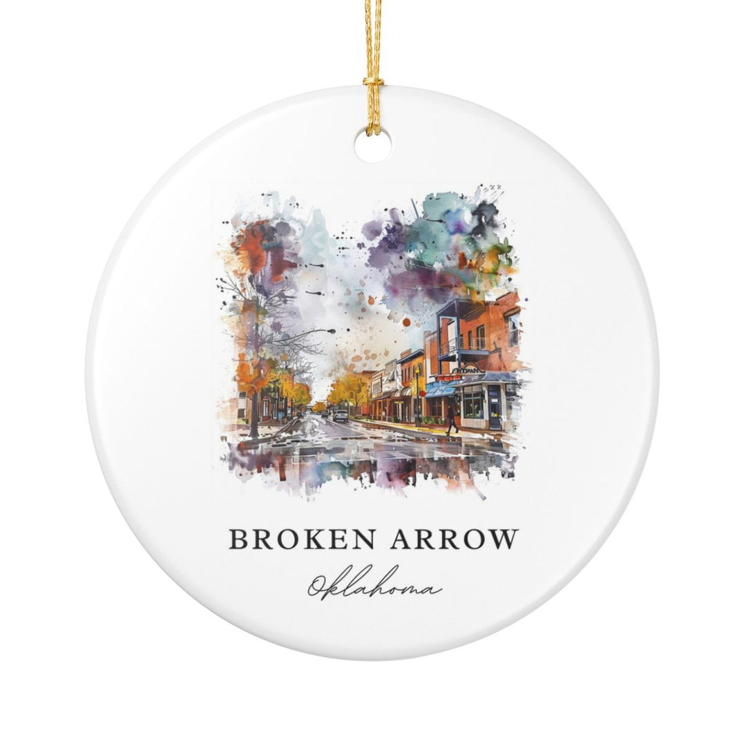 Broken Arrow Oklahoma Oklahoma Ornament: Unique Broken Arrow Oklahoma Souvenir, Broken Arrow Oklahoma Oklahoma Xmas Decor, and Authentic Broken Arrow Oklahoma Gift