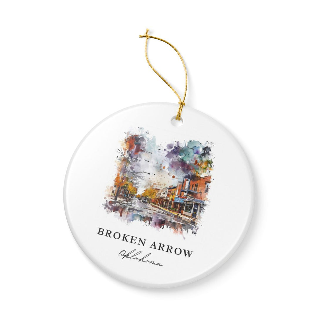 Broken Arrow Oklahoma Oklahoma Ornament: Unique Broken Arrow Oklahoma Souvenir, Broken Arrow Oklahoma Oklahoma Xmas Decor, and Authentic Broken Arrow Oklahoma Gift
