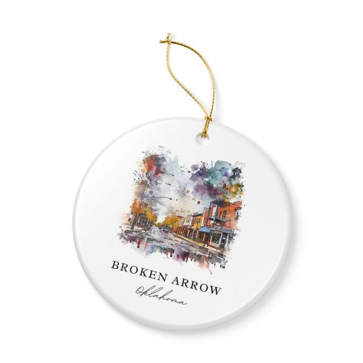 Broken Arrow Oklahoma Oklahoma Ornament: Unique Broken Arrow Oklahoma Souvenir, Broken Arrow Oklahoma Oklahoma Xmas Decor, and Authentic Broken Arrow Oklahoma Gift