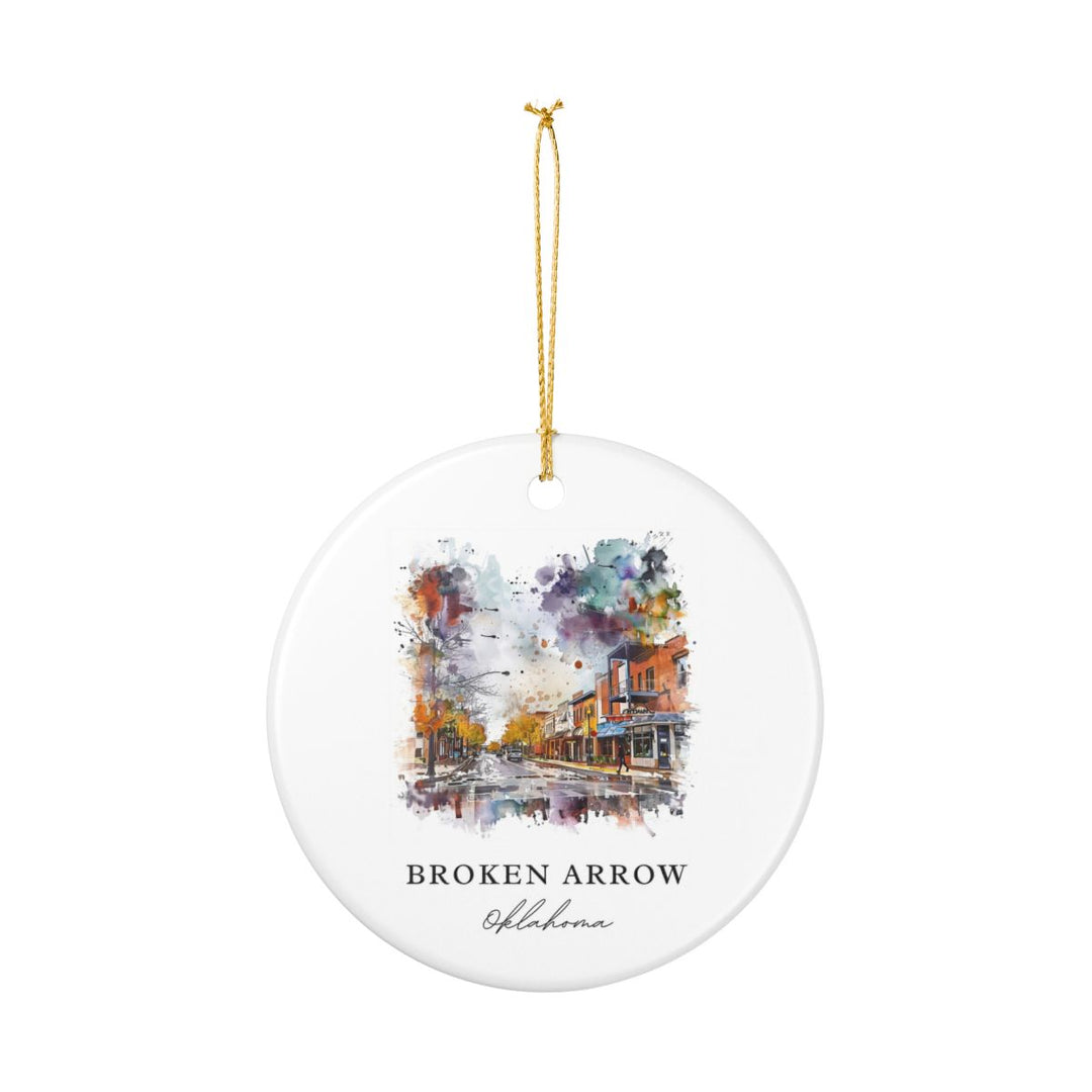 Broken Arrow Oklahoma Oklahoma Ornament: Unique Broken Arrow Oklahoma Souvenir, Broken Arrow Oklahoma Oklahoma Xmas Decor, and Authentic Broken Arrow Oklahoma Gift