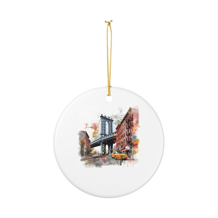 Brooklyn New York Ornament: Unique Brooklyn Souvenir, Brooklyn New York Xmas Decor, and Authentic Brooklyn Gift