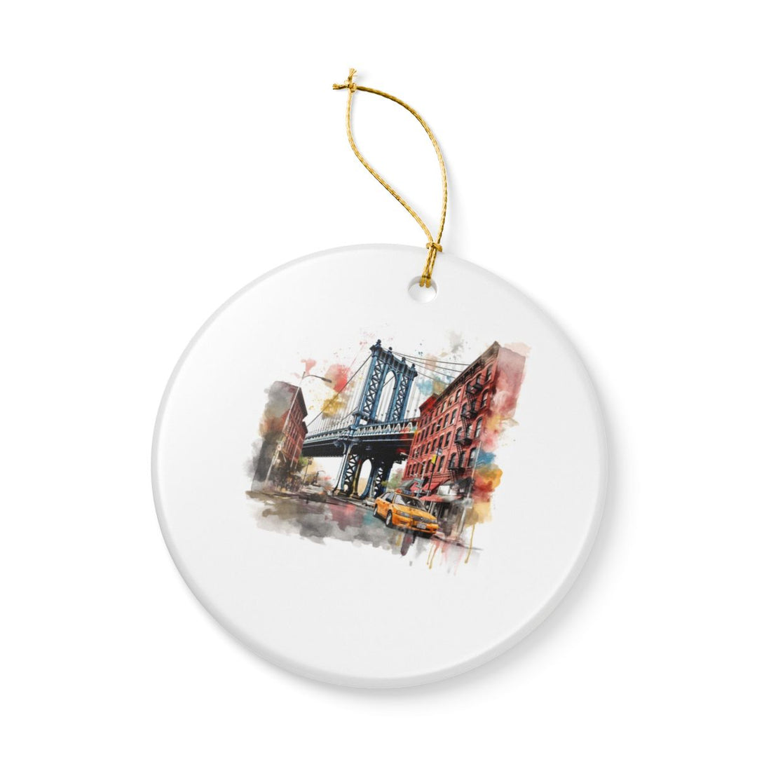 Brooklyn New York Ornament: Unique Brooklyn Souvenir, Brooklyn New York Xmas Decor, and Authentic Brooklyn Gift