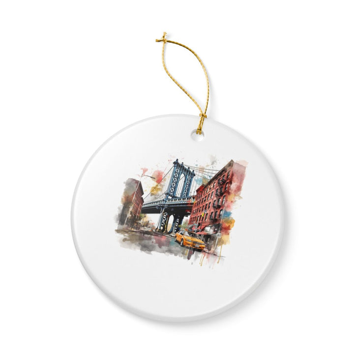 Brooklyn New York Ornament: Unique Brooklyn Souvenir, Brooklyn New York Xmas Decor, and Authentic Brooklyn Gift
