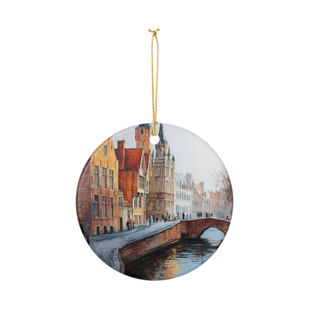 Bruges Belgium Ornament: Unique Bruges Souvenir, Bruges Belgium Xmas Decor, and Authentic Bruges Gift