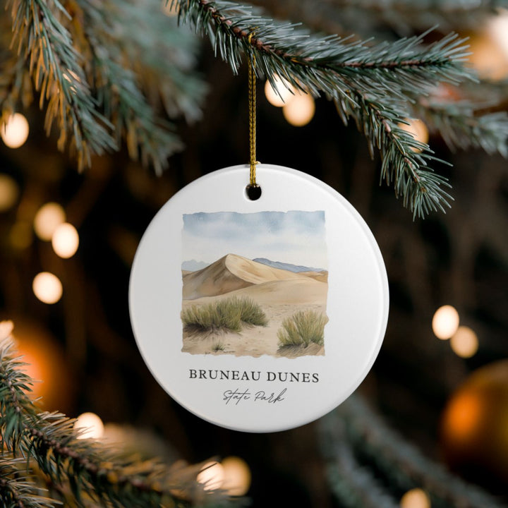 Bruneau Dunes Idaho Ornament: Unique Bruneau Dunes Souvenir, Bruneau Dunes Idaho Xmas Decor, and Authentic Bruneau Dunes Gift