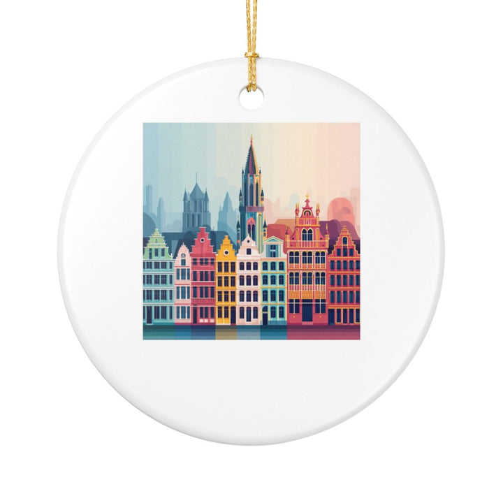 Brussels Belgium Ornament: Unique Brussels Souvenir, Brussels Belgium Xmas Decor, and Authentic Brussels Gift