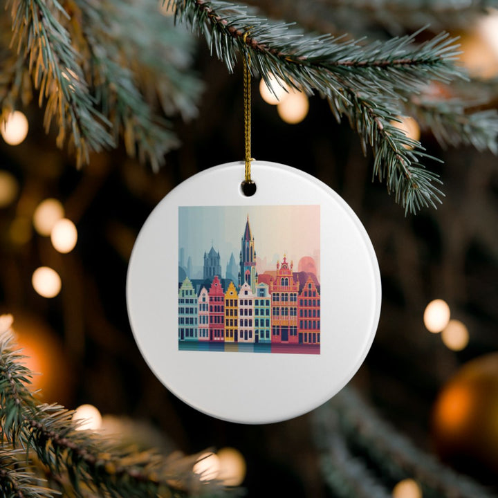 Brussels Belgium Ornament: Unique Brussels Souvenir, Brussels Belgium Xmas Decor, and Authentic Brussels Gift
