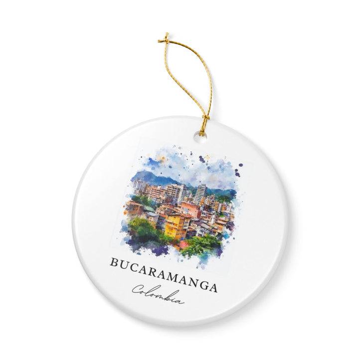 Bucaramanga Colombia Ornament: Unique Bucaramanga Souvenir, Bucaramanga Colombia Xmas Decor, and Authentic Bucaramanga Gift