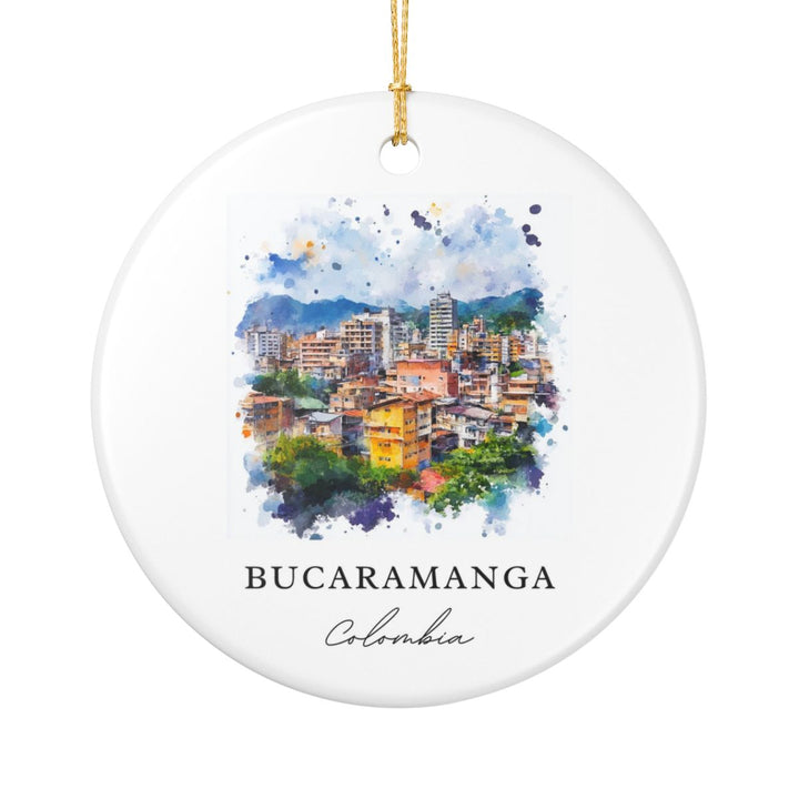 Bucaramanga Colombia Ornament: Unique Bucaramanga Souvenir, Bucaramanga Colombia Xmas Decor, and Authentic Bucaramanga Gift