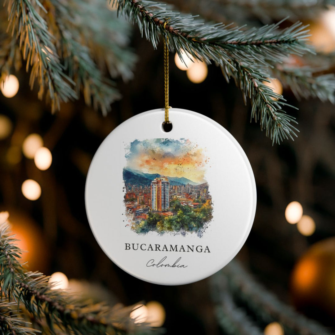 Bucaramanga Colombia Ornament: Unique Bucaramanga Souvenir, Bucaramanga Colombia Xmas Decor, and Authentic Bucaramanga Gift