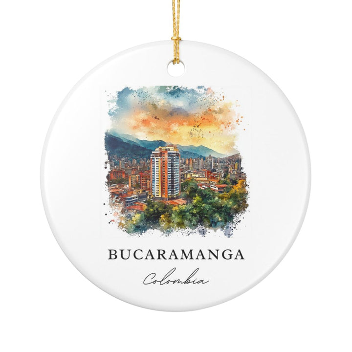 Bucaramanga Colombia Ornament: Unique Bucaramanga Souvenir, Bucaramanga Colombia Xmas Decor, and Authentic Bucaramanga Gift