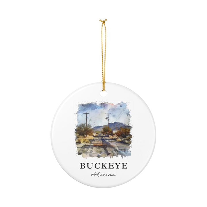 Buckeye Arizona USA Ornament: Unique Buckeye Souvenir, Buckeye Arizona Xmas Decor, and Authentic Buckeye Gift