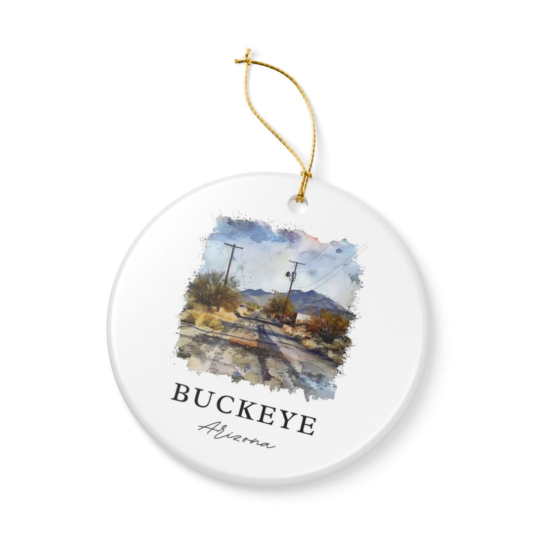 Buckeye Arizona USA Ornament: Unique Buckeye Souvenir, Buckeye Arizona Xmas Decor, and Authentic Buckeye Gift