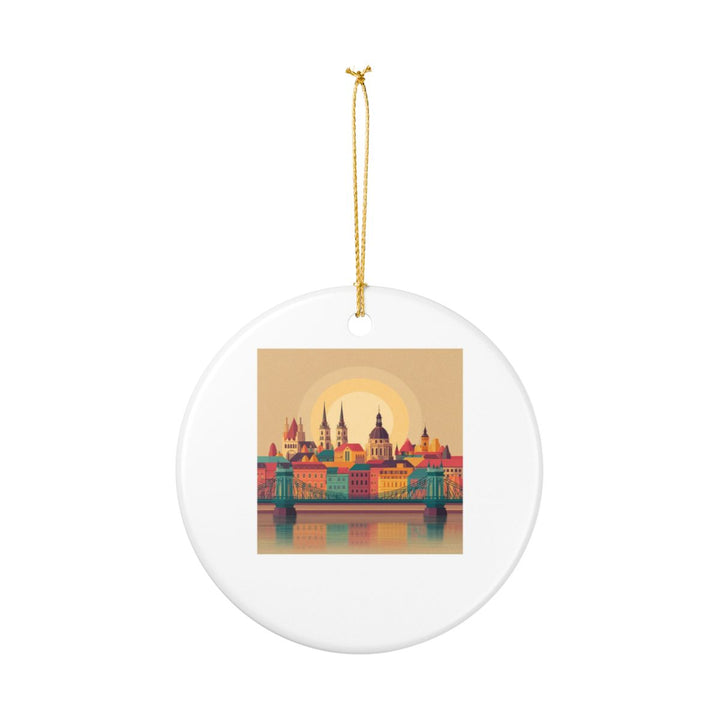 Budapest Hungary Ornament: Unique Budapest Souvenir, Budapest Hungary Xmas Decor, and Authentic Budapest Gift