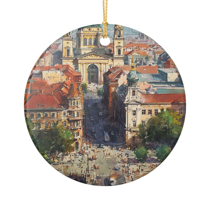 Budapest Hungary Ornament: Unique Budapest Souvenir, Budapest Hungary Xmas Decor, and Authentic Budapest Gift