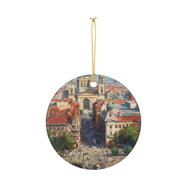 Budapest Hungary Ornament: Unique Budapest Souvenir, Budapest Hungary Xmas Decor, and Authentic Budapest Gift