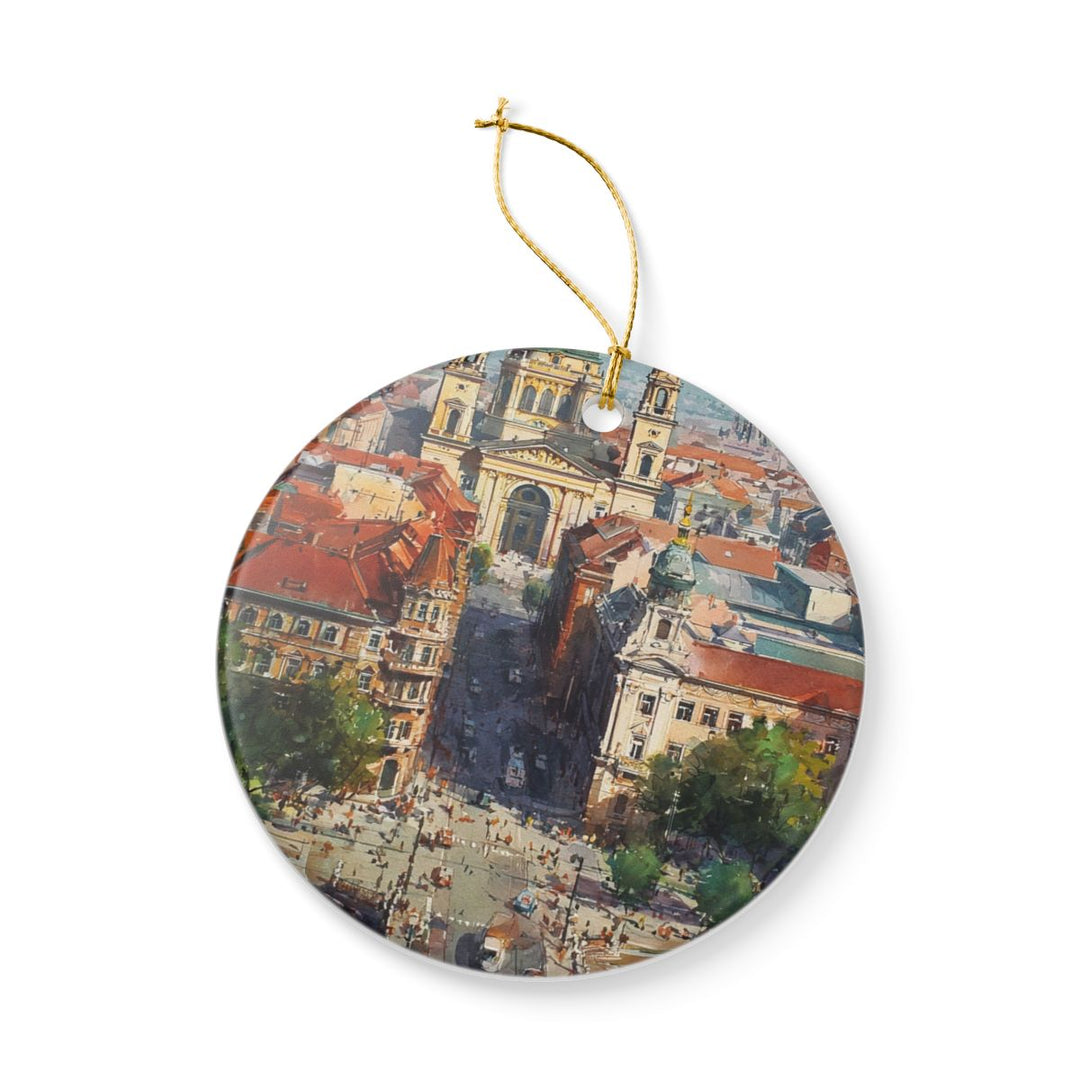 Budapest Hungary Ornament: Unique Budapest Souvenir, Budapest Hungary Xmas Decor, and Authentic Budapest Gift