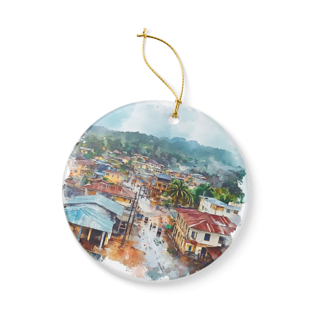 Buea Ornament: Unique Buea Souvenir, Buea Xmas Decor, and Authentic Buea Gift
