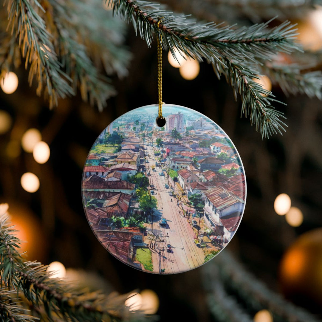 Bujumbura Burundi Ornament: Unique Bujumbura Souvenir, Bujumbura Burundi Xmas Decor, and Authentic Bujumbura Gift