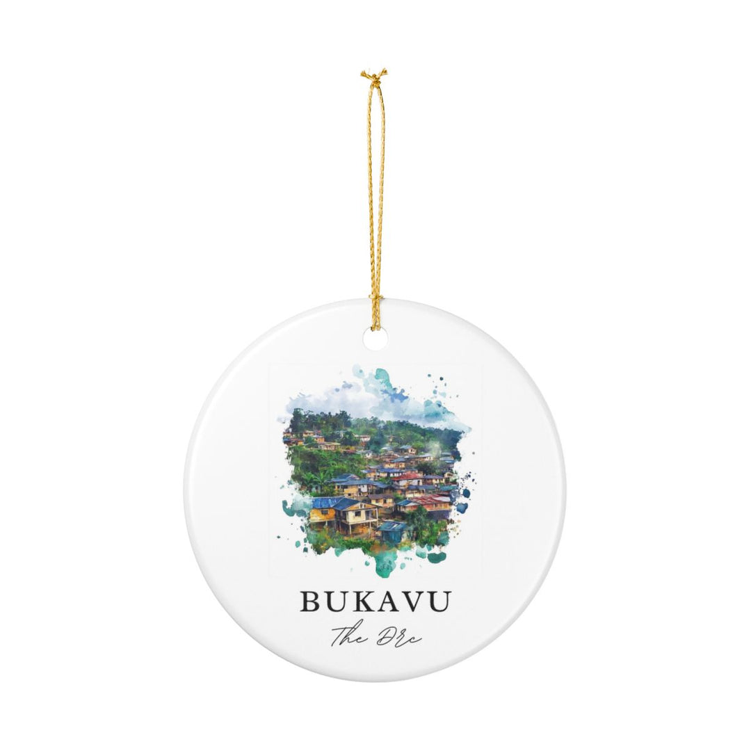 Bukavu the Drc Ornament: Unique Bukavu the Drc Souvenir, Bukavu the Drc Xmas Decor, and Authentic Bukavu the Drc Gift