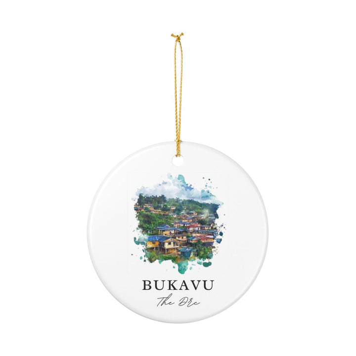 Bukavu the Drc Ornament: Unique Bukavu the Drc Souvenir, Bukavu the Drc Xmas Decor, and Authentic Bukavu the Drc Gift