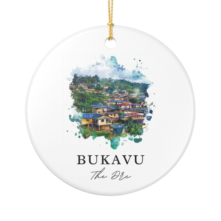 Bukavu the Drc Ornament: Unique Bukavu the Drc Souvenir, Bukavu the Drc Xmas Decor, and Authentic Bukavu the Drc Gift