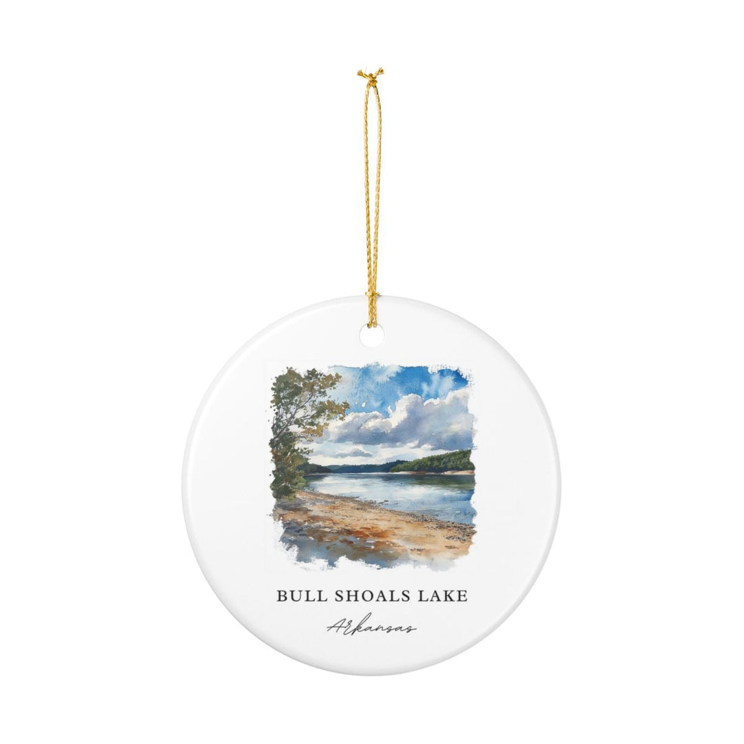 Bull Shoals Lake Arkansas USA Ornament: Unique Bull Shoals Lake Souvenir, Bull Shoals Lake Arkansas Xmas Decor, and Authentic Bull Shoals Lake Gift