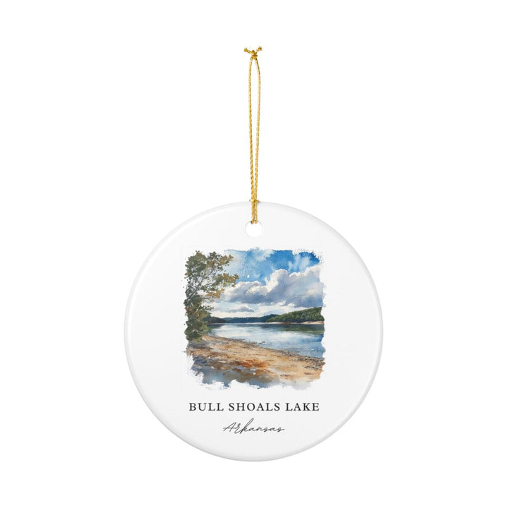 Bull Shoals Lake Arkansas USA Ornament: Unique Bull Shoals Lake Souvenir, Bull Shoals Lake Arkansas Xmas Decor, and Authentic Bull Shoals Lake Gift