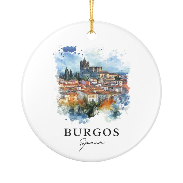 Burgos Ornament: Unique Burgos Souvenir, Burgos Xmas Decor, and Authentic Burgos Gift